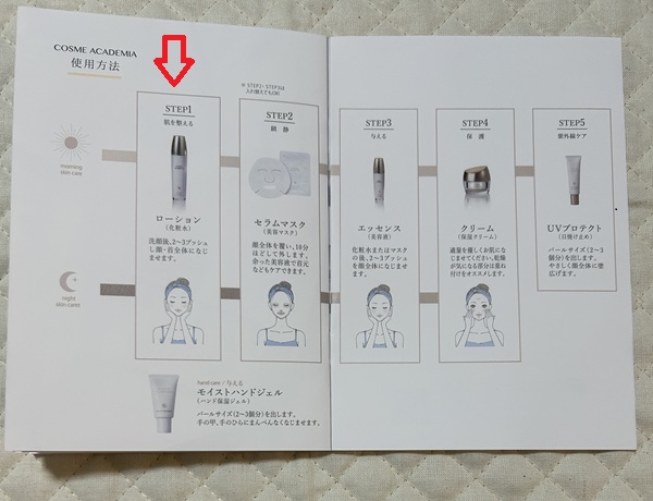 コスメアカデミアローションの使うタイミング