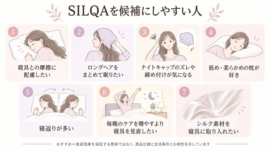 SILQAを候補にしやすい人